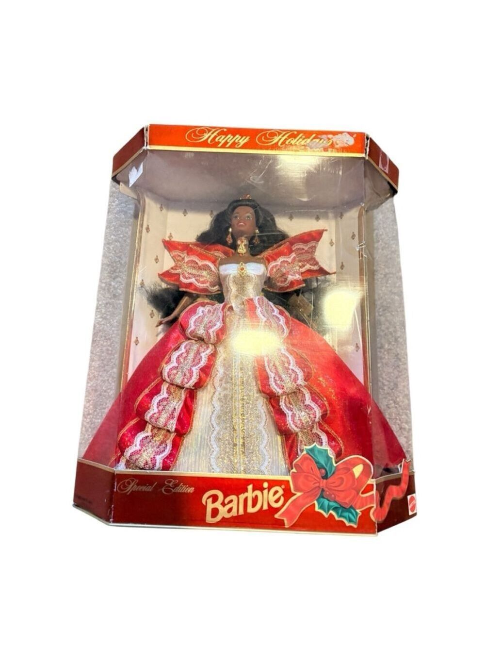 Barbie Mattel Barbie African-American 1997 Happy Holidays Doll NRFB